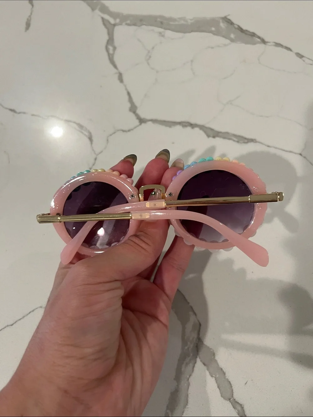 Kids pink sunglasses